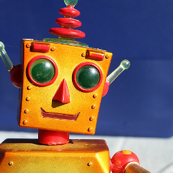 Picture of friendly robot